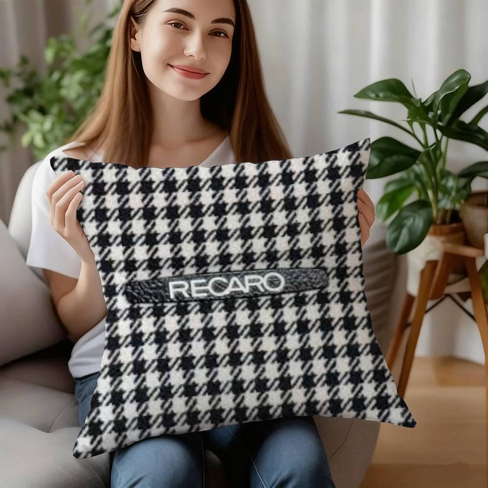 Classic R-Recaros Pillow Case Plush Fabric Soft Pillowcase Double Sided Print Cushion Cover Household Gifts