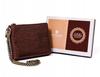 Carteira Grande de Couro Masculina com Corrente - Peterson