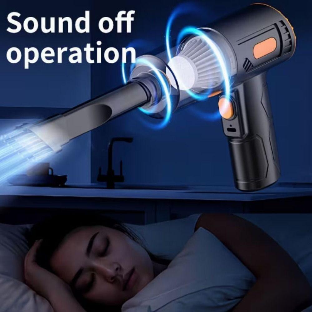 Powerful Suction Wireless Vacuum Cleaner Wet & Dry Portable Vacuum Cleaner  Car Use