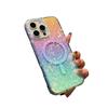 Applicable To Iphone16 Color-plated Phone Cases, N52 Magnetic Attraction, Apple 15 Transparent Glitter, Samsung S24ultra