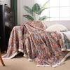 Bohemian Sofa Towel Contrasting Color Fringed Sofa Cover Four Seasons Universal Jacquard All-inclusive Sofa Cushion