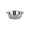 Stainless Steel Colander Perforated Vegetable Strainer Thickened Draining Basin for Home Cooks,