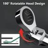 180 Degree Rotation Head Ratchets Spanner Double Head Design High Accurate Jaw Mirror Polish Alloy Steel Tool