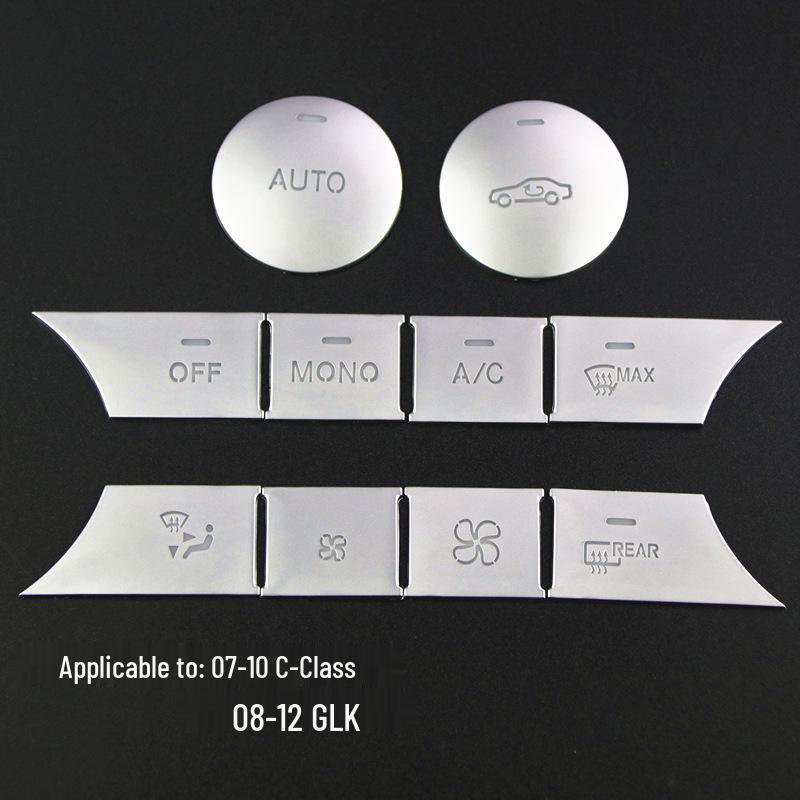 

Mercedes W204 Interior Air Conditioning Decorative Button Stickers (C200/C260/C300)