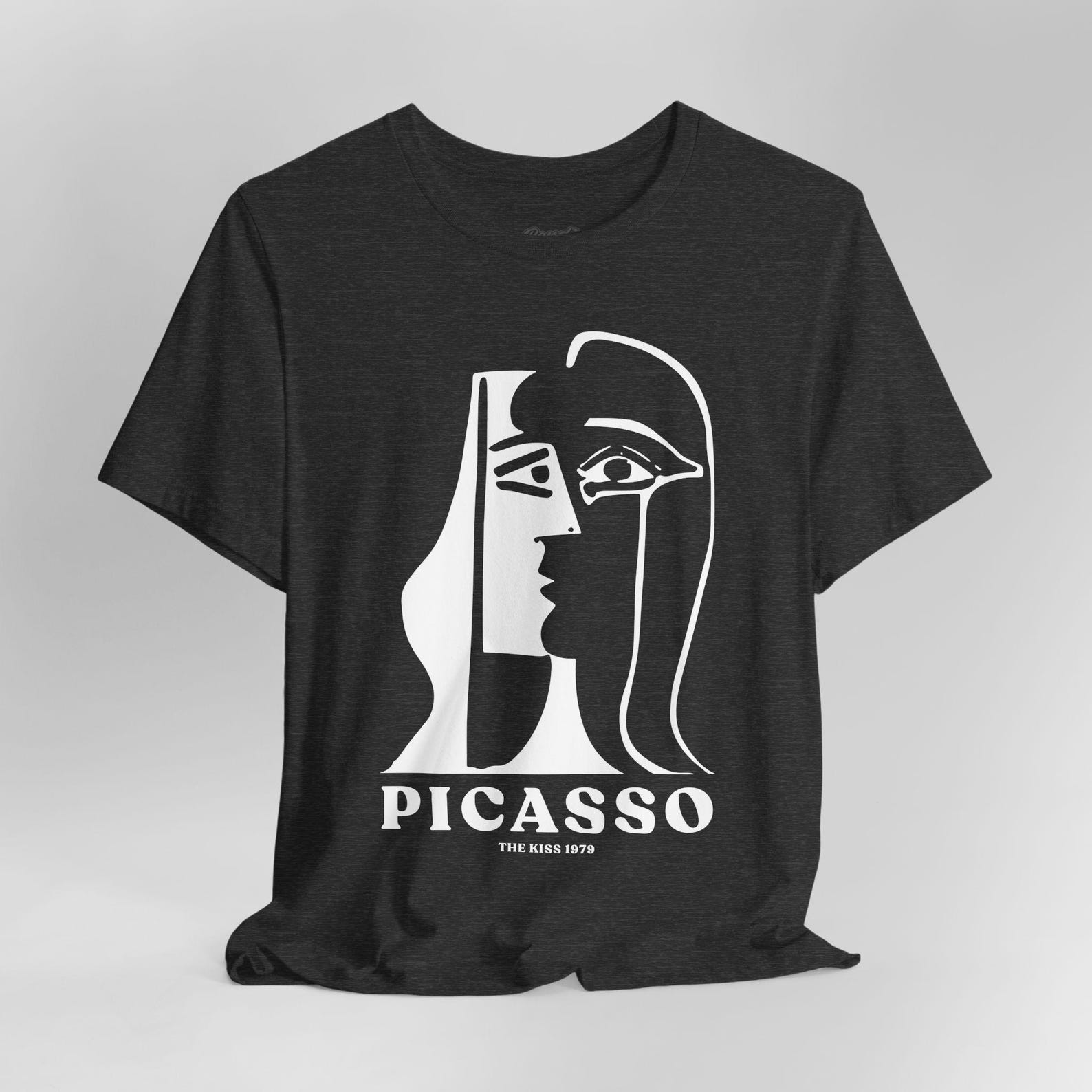 Pablo Picasso Kiss T-Shirt: Modern Art Unisex Cotton Tee, Artist Shirt, Picasso Tee, Pablo Picasso Gift S