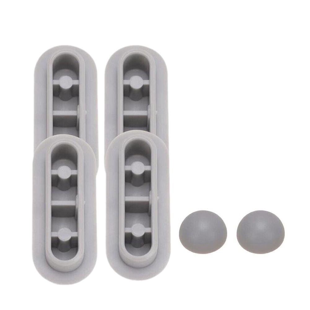 

Toilet Lid Accessories Brand New Toilet Seat Buffers Pack-white Stop Bumper Seat Bumpers Top Cover Cushion Adhesive Pads Toilet