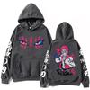 Anime Demon Slayer Infinity Castle Akaza Hoodie Men Women Harajuku Pullover Hoodie Y2k Clothes Tops