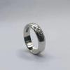 Adjustable Open Ring Men Women Sterling Lotus Flower Design Vintage Floral Statement Jewelry