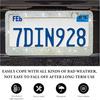 Bling Car License Plate Frame, 2 Holes Stainless Steel Sparkly Auto Tag Cover with Screws Caps, Bedazzled Rhinestone Licence Plate Holder Vehicle