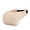 Leather Memory Foam Car Headrest Neck and Lumbar Support Pillow