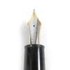 Great MONTBLANC fountain pen Meisterstck 149 Cap type Black gold 14C mens Used