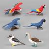 Simulation Animal Model Toy Bird Macaw Doll Ornament Static Animal Jewelry Boutique