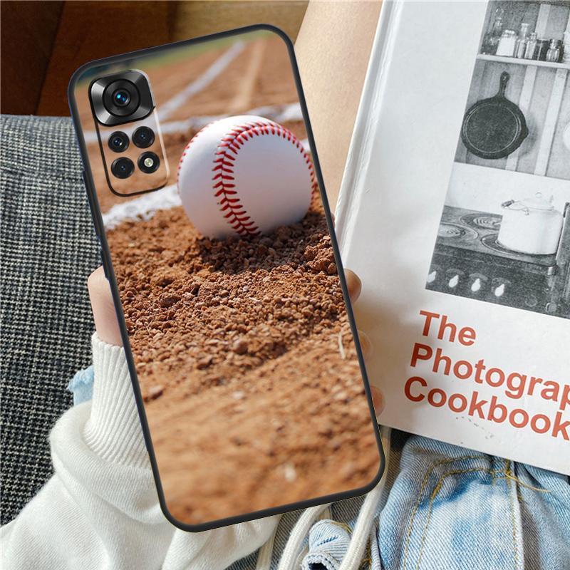 Baseball Phone Case For Xiaomi Redmi Note 12 12S 12C 13C 10 10C 10A 9 9C 10S 11S 11 Pro Soft Cover