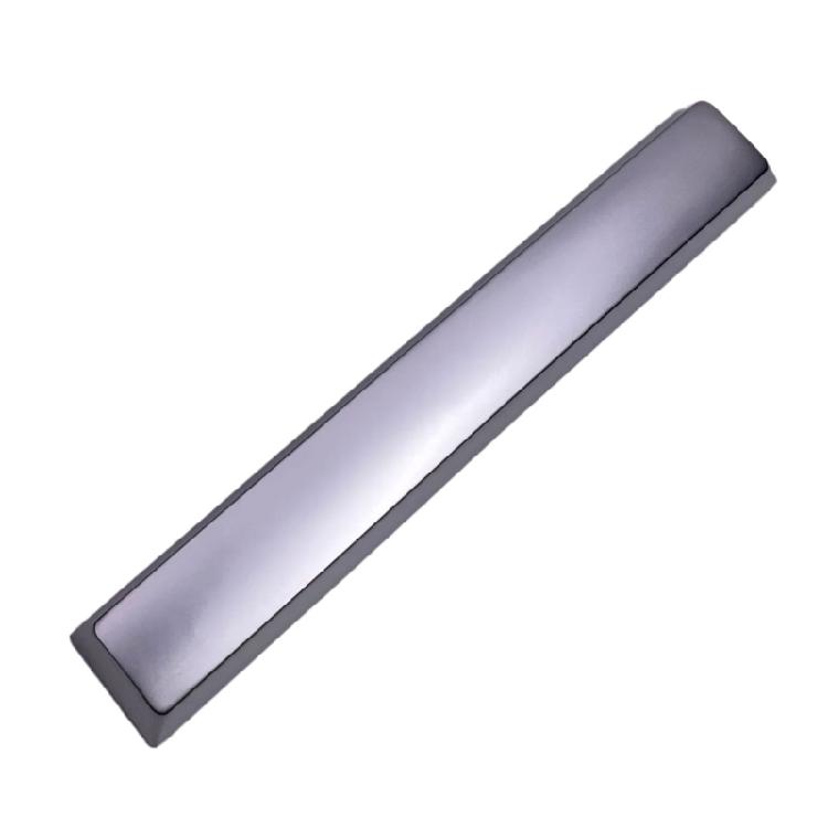Ergonomic Zinc Alloy Spacebar Keycap for Mechanical Keyboards, Fade Resistant Gold/Silver High Durability