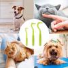 3Pcs Scratching Hook Flea Remover Hook Insect Clips Plastic Tick Remover Tweezer Pet Tick Pull Tool Pet Cleaning