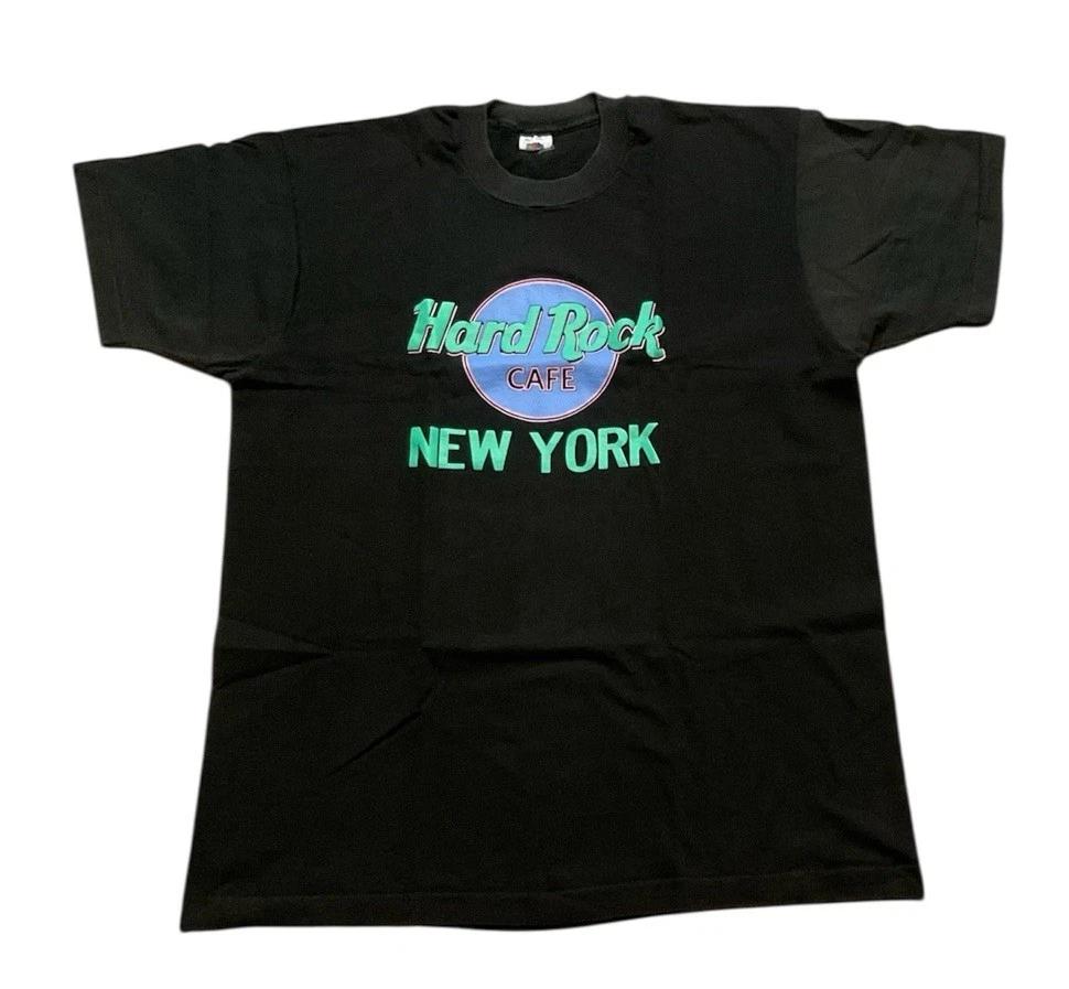 Vintage Hard Rock Cafe NEW YORK T-Shirt Single Stitch Size XL S