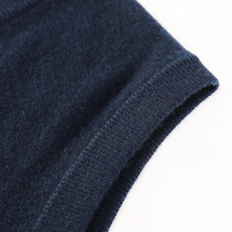 Antonio Herren Weste 100% Reine Wolle V-Ausschnitt