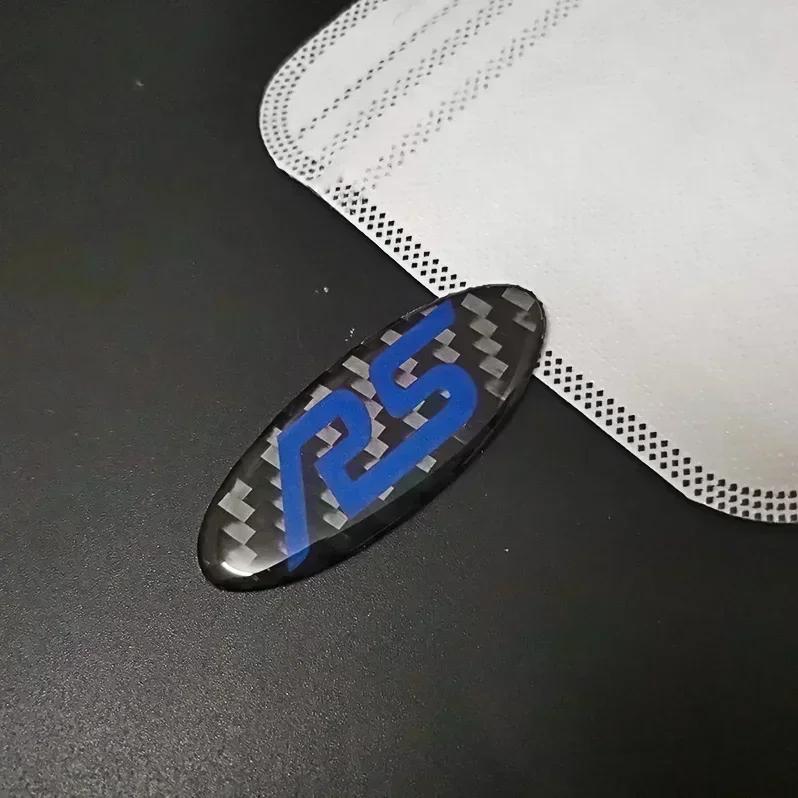 

New 2026 Car Sticker Ford 2025 Hot Epoxy Carbon Car Steering Wheel Sticker for Ford Edge Escape Fiesta Transit Ranger Fusion Foc