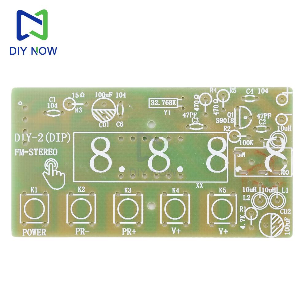 87-108MHz AM/FM Medium Wave FM Dual-Band Stereo Digital Tuner DC 5V Headphone Radio Module TYPE-C DIY Radio Module Kit