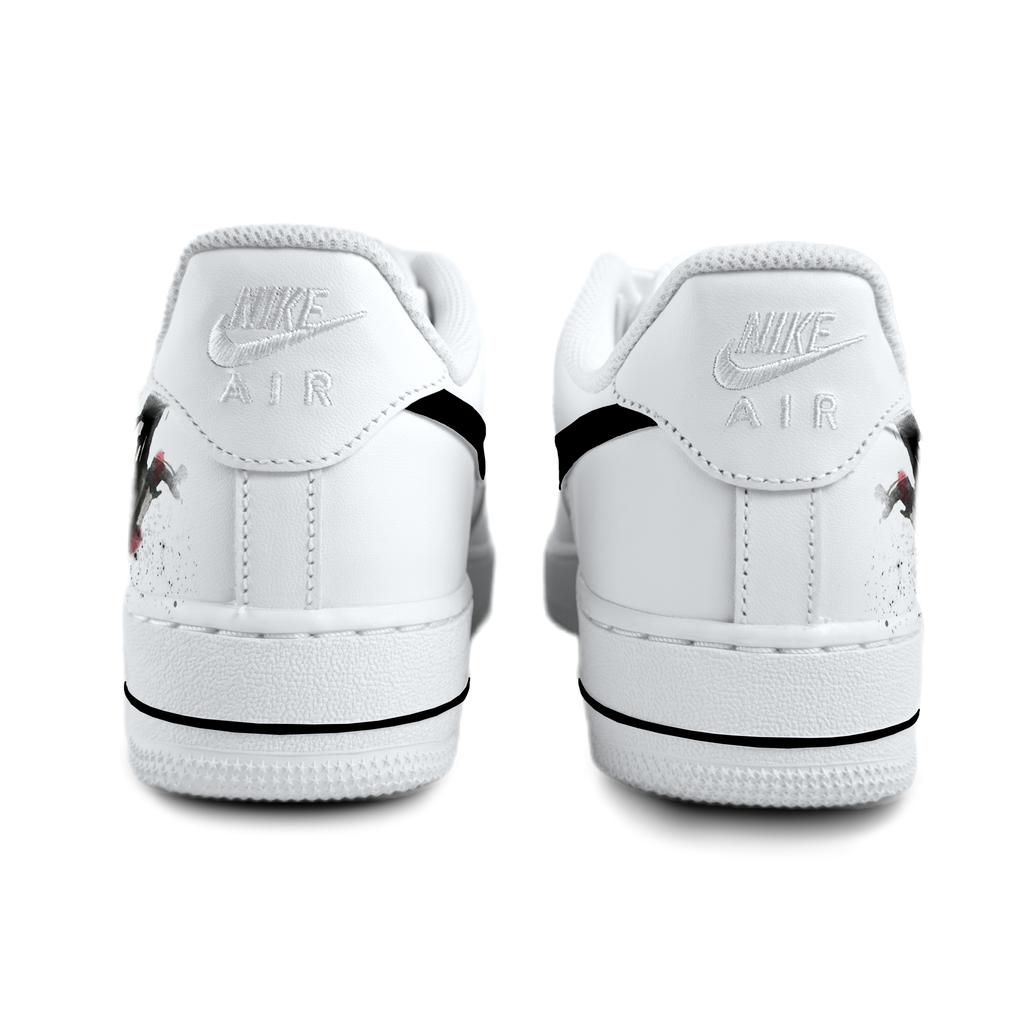 Nike Air Force 1 Plum Blossom Welcomes Spring Cushioning, Wear Resistant Skateboard Shoes Unisex White CW2288-111(Team352-)