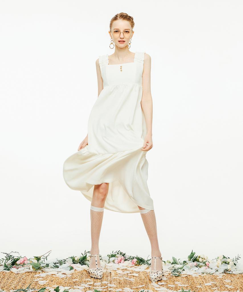 Pelimela Josephine Summer Dress [White]