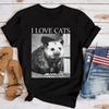 Opossum WoUnisex Tee Shirt Lady Print 90s WoUnisex Top Short Sleeve Fashion Tshirt Summer Opossum Graphic Female Clothes