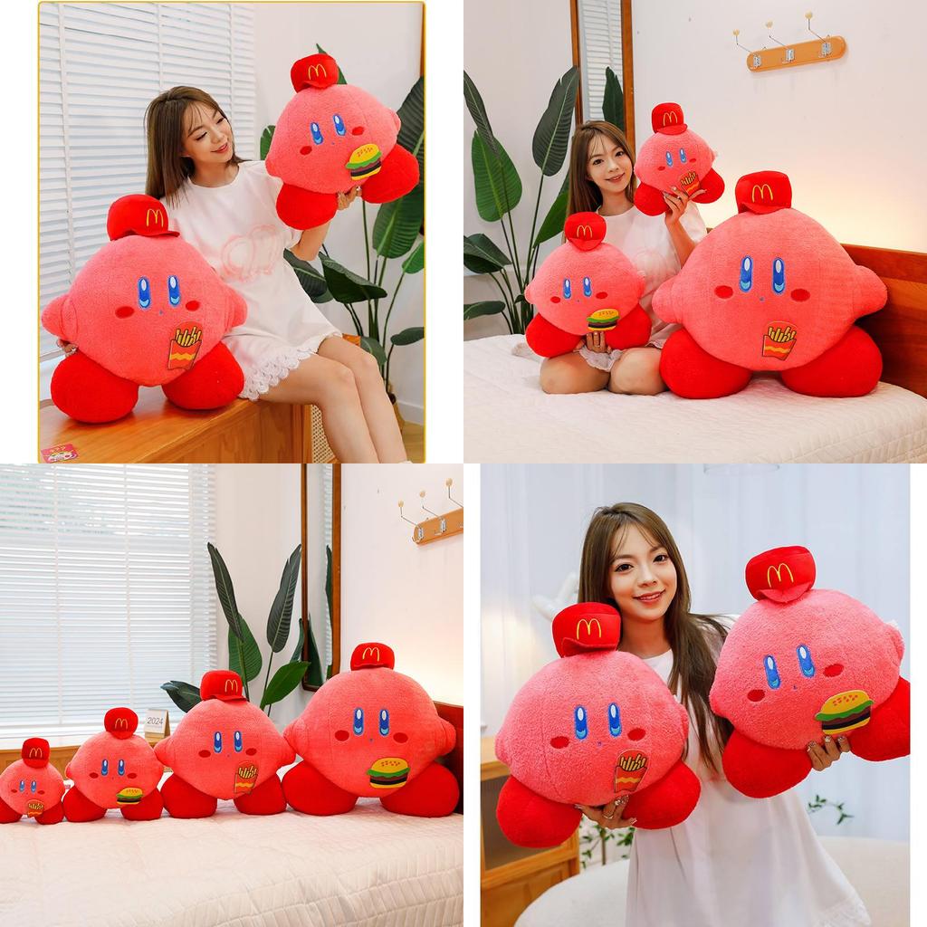Adorable Pink Plush Toy Featuring Kirby Character Design Perfect For Collectors And Kids