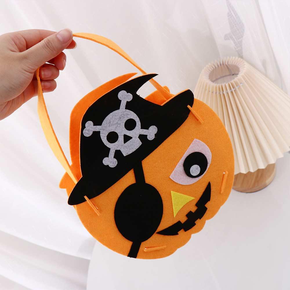 Toys Trick Or Treat DIY Material Gift Basket Storage Bucket Halloween Candy Bag Halloween Bag