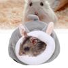 Mini Cute Cotton Warm Pet Hamster Sleeping Nest Small Animal Squirrel House Cage Toy (Gray)