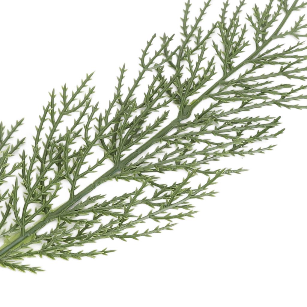 40 Pcs Artificial Pine Branches Fake Christmas Faux Cedar Stems Faux Pine Picks Stems for Christmas Trees Garlands Bouquets