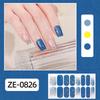 Trendy Nails Polish Wraps Gels Nail Strips French Tip Gels Nail Sticker Gradient Gels Nail Wraps Nail Art Decoration