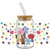 Popular Korean Oppa Groups Easy Peel Waterproof Party Diy Decals 3D Transfers Uvdtf Tumbler Stickers 16Oz Uv Dtf Cup Wraps