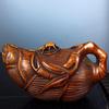 Red Sandalwood Teapot Handle Ornament - Solid Wood Carving Craft