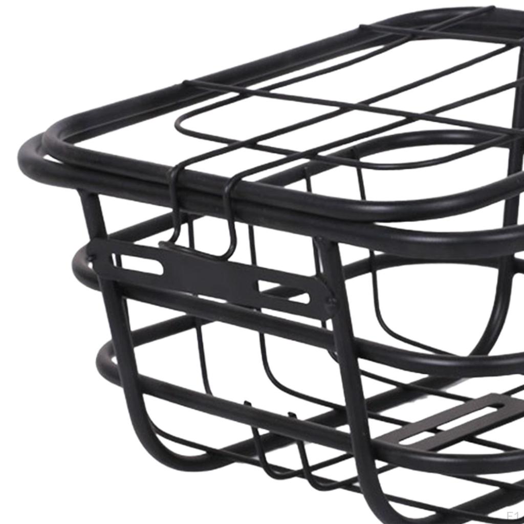 Příslušenství košíku na kola na předních řídítkách, železný zadní závěsný nákladní nosič, pro horskou silnici