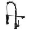 Yipan Black Pull-Out Kitchen Faucet