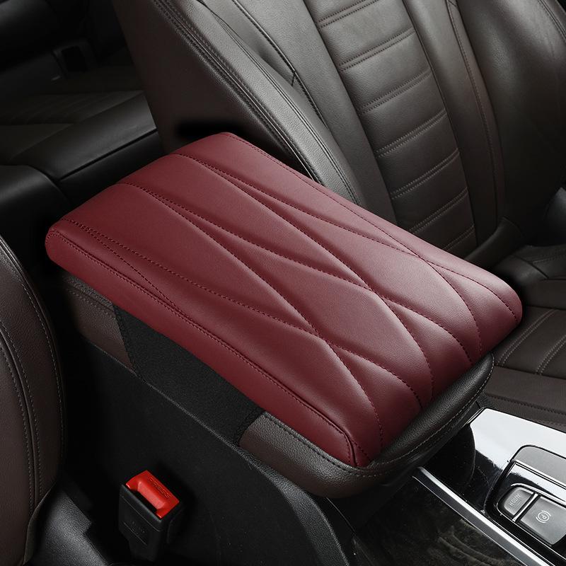 2023 Universal Xuanhuang T21 Striped Nappa Leather Armrest Pad with Memory Foam