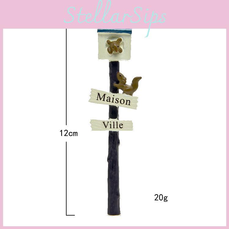 Creative Squirrel Mailbox Microscopic Scene Decoration Props Mini Model Ornament For Office And Home