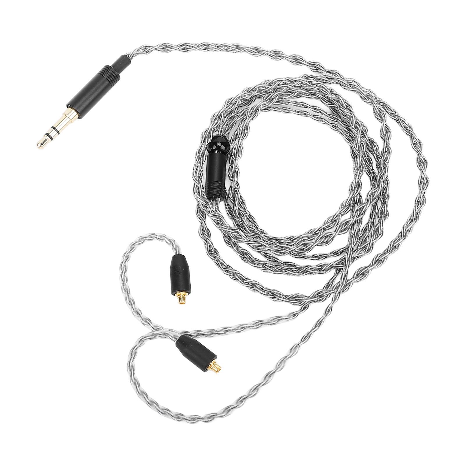 

Модернизированный кабель для наушников 3,5 мм - MMCX посеребренный медный кабель для замены наушников без потерь