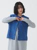 B:MING LIFE STORE by BEAMS S/S Knit Vest, Tweed Knit Vest, 25SS, Women's, Blue, Free Size