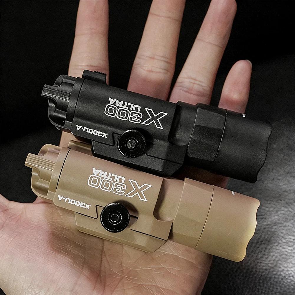 MultiFunctional X300U Scout Light Gun Light Lanterna Rifle Strobe Flashlight Fit 20mm Rail Airsoft Hanging FlashlightHunting