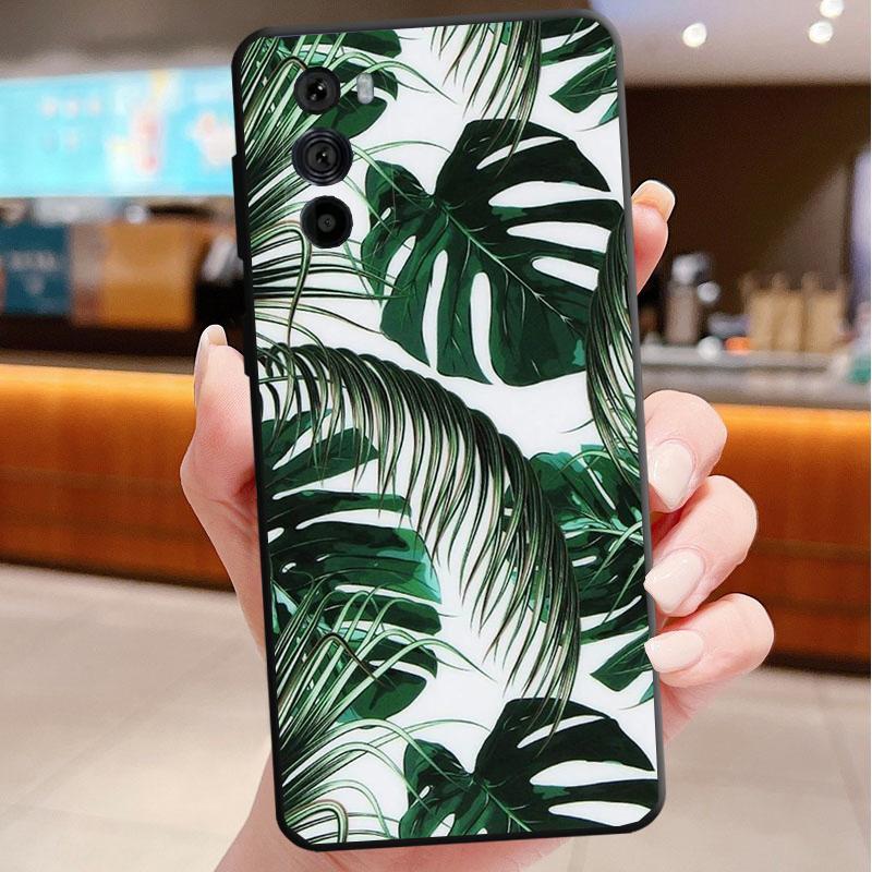 

Phone Case For Motorola Edge 50 40 Pro 60 50 40 30 Ultra Neo Fusion Moto G85 G72 G53 G54 G84 G13 G32 Palm tree Leaves Moto G32