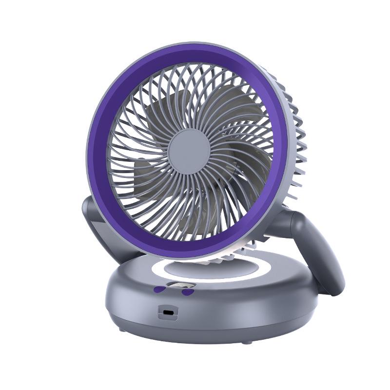 

Compact USB Rechargeable Desktop Fan with Low Noise for Dorms 20.5 x 10.5 x 28 cm