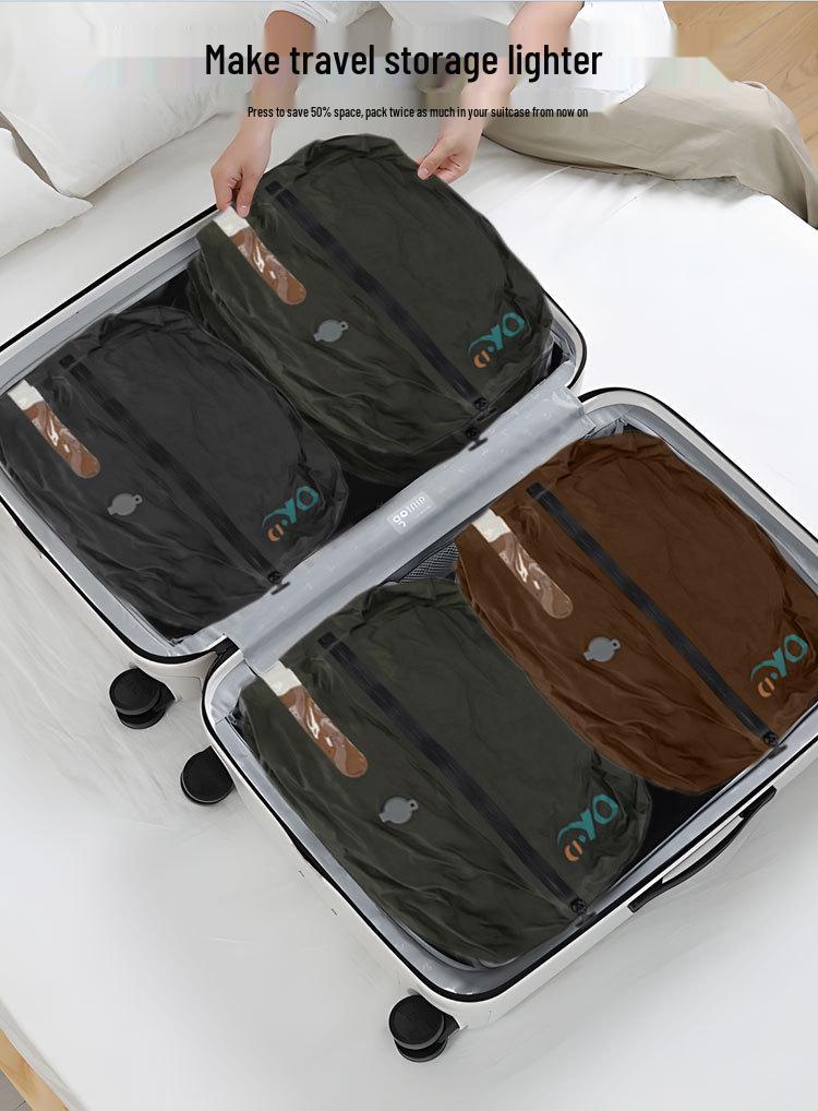 Large Capacity Waterproof TPU Vacuum Storage Bag for Home & Travel - Portable & Multifunctional