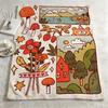 artist JJessica Elenaa Throw Warm Soft Flannel Blanket Multiuse for Sofa Bed Camping Travel Nap