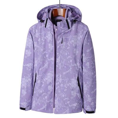 Women's Camouflage Outdoor Three-in-One Jacket Women's Detachable Two-Piece Workwear Ski Sportswear