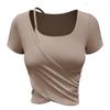 Women's Summer Cross Short Sleeve Yoga & Fitness Top