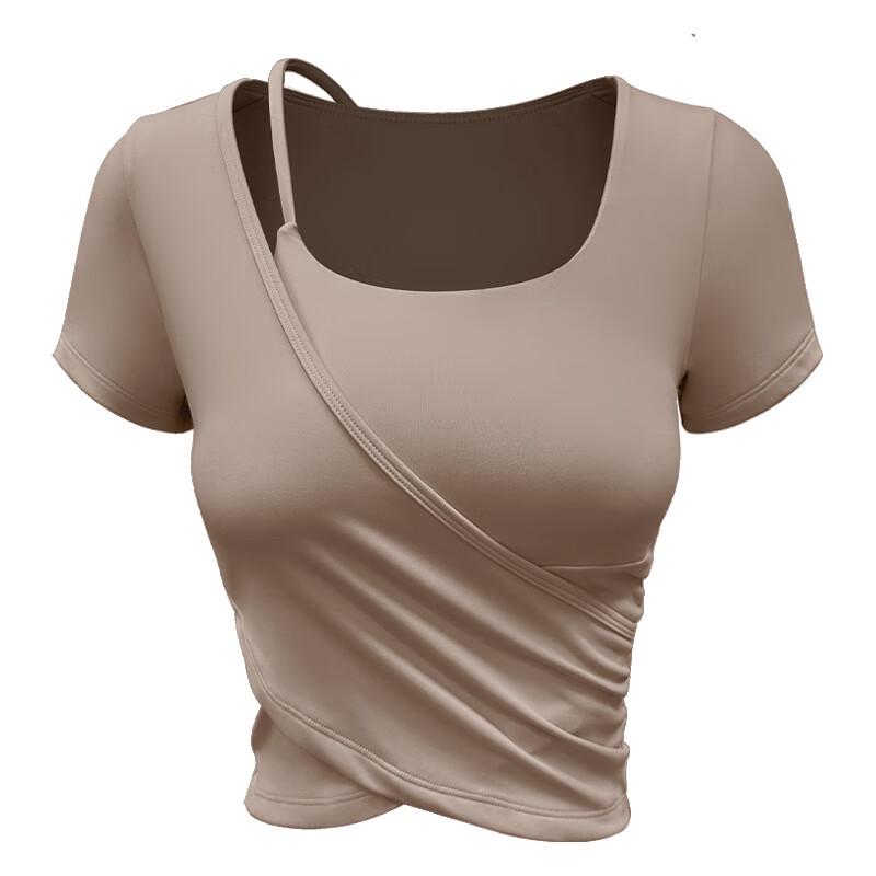 Women's Summer Cross Short Sleeve Yoga & Fitness Top