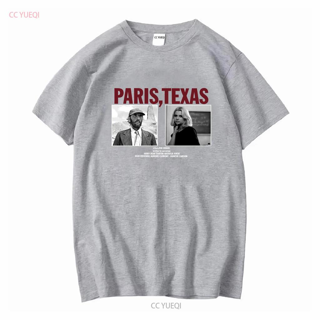 Paris Texas 1984 Filmposter T-Shirt Gr. XXL Wim Wenders Werner Herzog David Lynch lange oder kurze Ärmel Vintage Gewaschen Atmungsaktiv