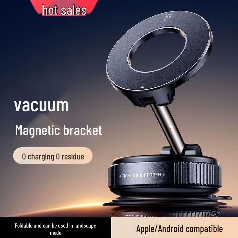 Magnetic Rotating Phone Holder with Silicone Car Mount чёрный