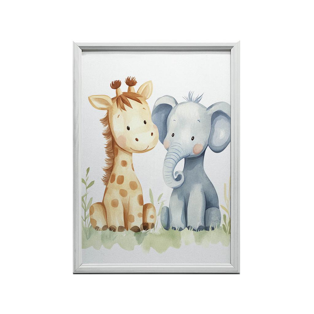 Plakat Przyjaciele Z Dżungli Plakat Przyjaciele Z Dżungli, 50X70 Cm, Bez Ramy, Płótno Premium Na Blejtramie
